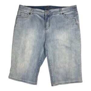 Buffalo Bermuda Jean Shorts Blue Size 16